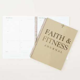 Glaubens- und Fitness-Tagebuch – Christlicher Trai Planer