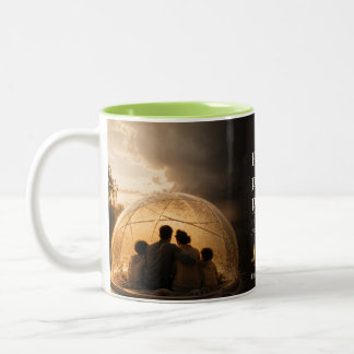 Glaubens- und Planungsbuch-Zitat Zweifarbige Tasse