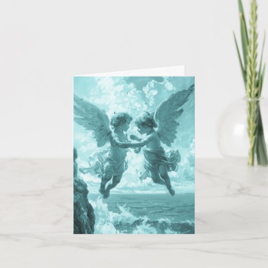 Glaubensbasierte Inspiration Feiertagskarte (Vorderseite)