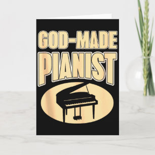 Glaubensbasierter Pianist Christliche Musik Inspir Karte