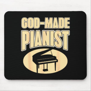 Glaubensbasierter Pianist Christliche Musik Inspir Mousepad