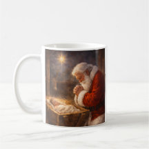 Glaubensbasierter Weihnachtskaffeebecher - Santa J
