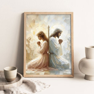 Glaubensbekenntnis, Christliche Wandkunst, Jesus u Poster