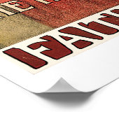 Glaubensbekenntnis Geduld Poster (Ecke)