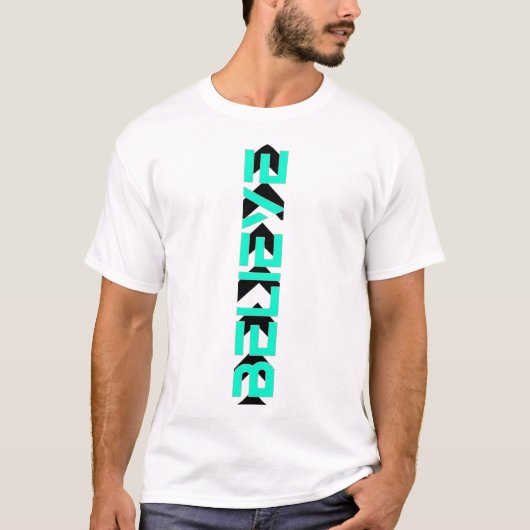 Glaubensbekenntnis Vertical Statement T-Shirt (Vorderseite)