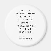 Glaubensbotschaft Magnet (Vorne)