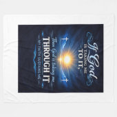 Glaubensdecke Fleecedecke (Vorderseite (Horizontal))