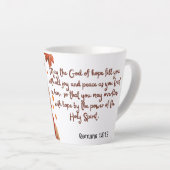 Glaubenserfüllte Herbstmorgens Milchtasse (Rechte Ecke)