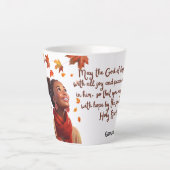 Glaubenserfüllte Herbstmorgens Milchtasse (Vorderseite)