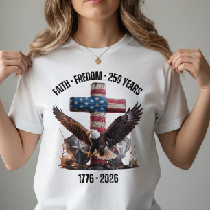 Glaubensfreiheit 250 Jahre USA-Jubiläum Tri-Blend Shirt