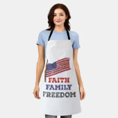 Glaubensfreiheit Schürze (Getragen)