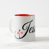 Glaubensgeschenke Sammlung - Zweifarbige Tasse (Vorderseite Links)