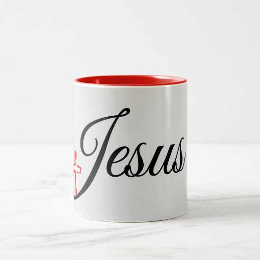 Glaubensgeschenke Sammlung - Zweifarbige Tasse (Mittel)