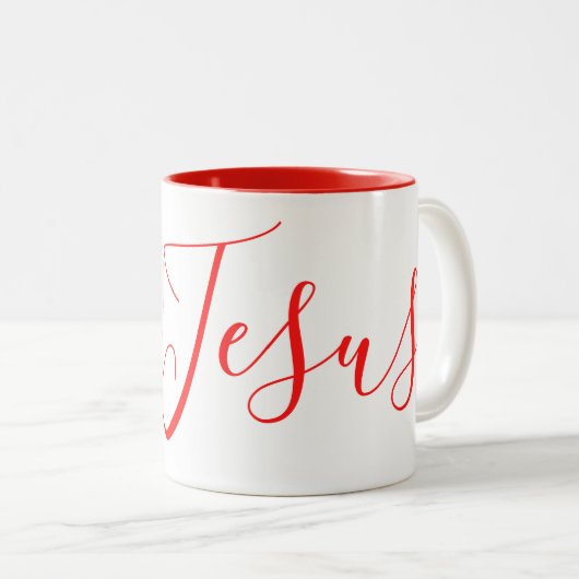 Glaubensgeschenke Sammlung - Zweifarbige Tasse (VorderseiteRechts)