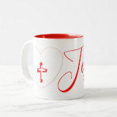 Glaubensgeschenke Sammlung - Zweifarbige Tasse (Vorderseite Links)
