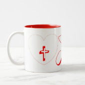 Glaubensgeschenke Sammlung - Zweifarbige Tasse (Links)