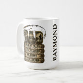 Glaubensgetragener Angelgeist Kaffeetasse (Vorderseite Links)