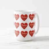 Glaubensherz Kaffeetasse (VorderseiteRechts)