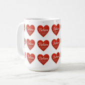 Glaubensherz Kaffeetasse (Vorderseite Links)