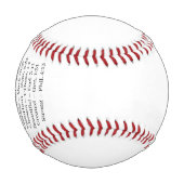 Glaubensinspiriert Baseball (Vorderseite)
