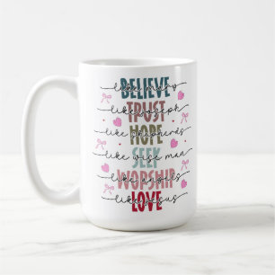 Glaubensinspiriert Kaffeetasse