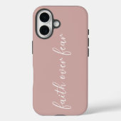 Glaubensinspirierter minimalistischer Rosa Case-Mate iPhone Hülle (Rückseite)