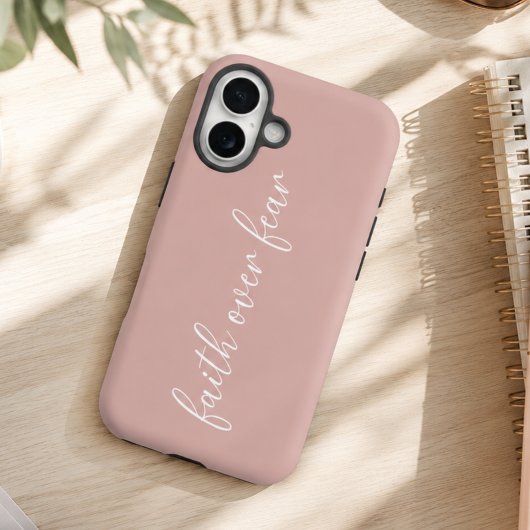 Glaubensinspirierter minimalistischer Rosa Case-Mate iPhone Hülle
