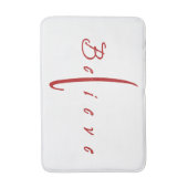 Glaubenskreuz Badematte (Vorderseite Vertikal)