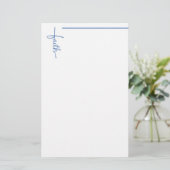 Glaubenskreuz Briefpapier (Stehend Vorderseite)