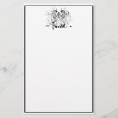 Glaubenskreuz Briefpapier (Vorderseite)