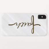 Glaubenskreuz Case-Mate iPhone Hülle (Rückseite (Horizontal))