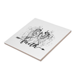 Glaubenskreuz Fliese