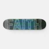 Glaubenskreuz Herzschlag Skateboard (Horizontal)
