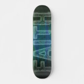 Glaubenskreuz Herzschlag Skateboard (Vorne)