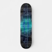 Glaubenskreuz Herzschlag Skateboard (Vorne)