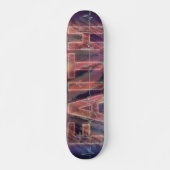 Glaubenskreuz Herzschlag Skateboard (Vorne)