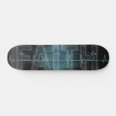 Glaubenskreuz Herzschlag Skateboard (Horizontal)