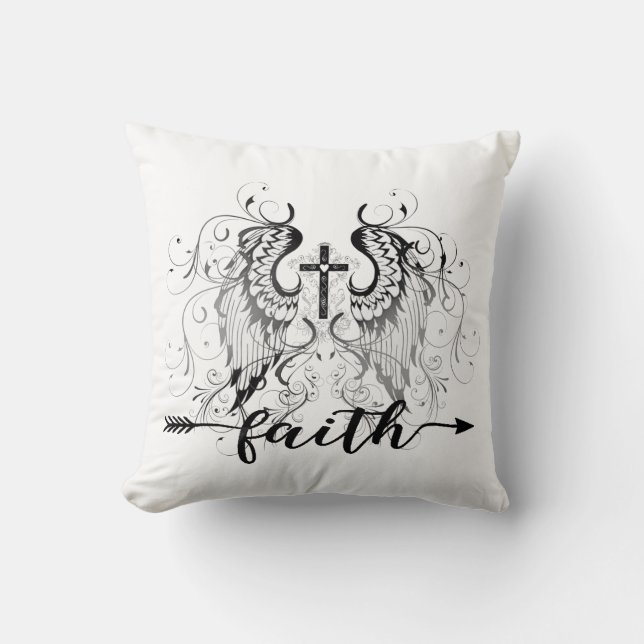 Glaubenskreuz Kissen (Vorderseite)