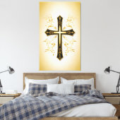 Glaubenskreuz leinwanddruck (Insitu (Schlafzimmer))