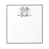 Glaubenskreuz Notizblock (Vorderseite)