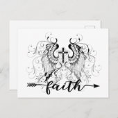 Glaubenskreuz Postkarte (Vorne/Hinten)