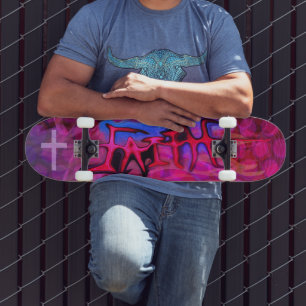 Glaubenskreuz Skateboard