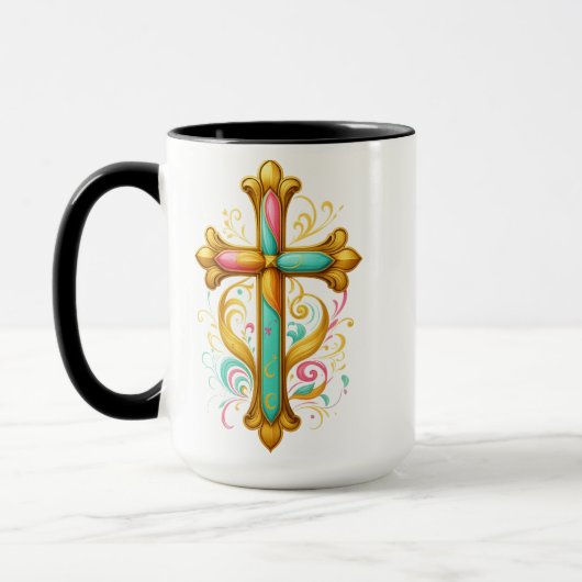Glaubenskreuz tasse (Links)