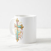 Glaubenskreuz-Tasse Kaffeetasse (Vorderseite Links)