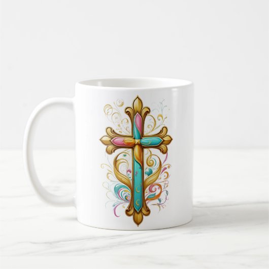 Glaubenskreuz-Tasse Kaffeetasse (Links)