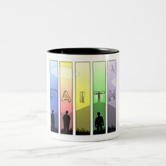 Glaubenskreuz Zweifarbige Tasse