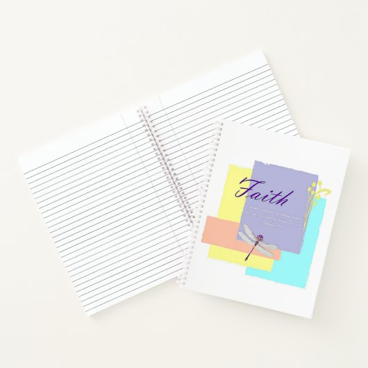 Glaubenslibelle Notizbuch (Innenseite)