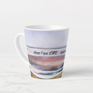Glaubensmeldung Hier bin ich LORD senden Sie mir I Milchtasse