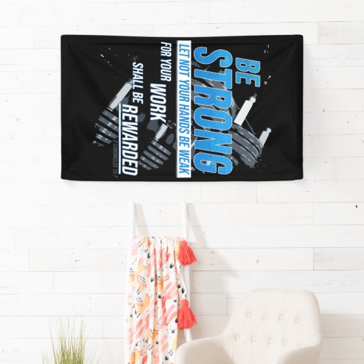 Glaubensmotivation der Fitness: Christlich sein Banner (Insitu)