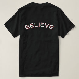 Glaubensmotivationszitat Herren schwarzes T-Shirt 